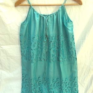 NWT- Bcbgmaxzaria Aqua Mini dress Sz L